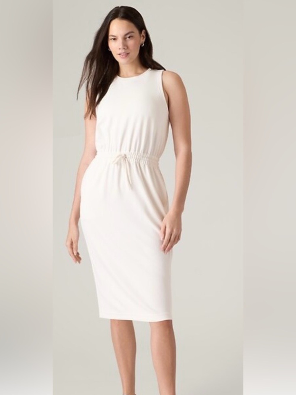 Athleta White Sleeveless Active Top